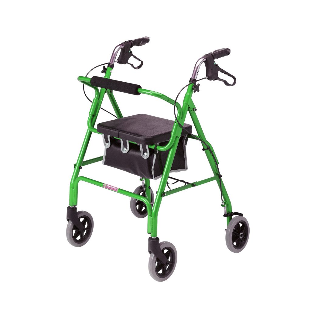 2462 Lightweight 4 Wheel Rollator Green ExDemo Invamed 2462-lightweight-4-wheel-rollator-green-exdemo-invamed